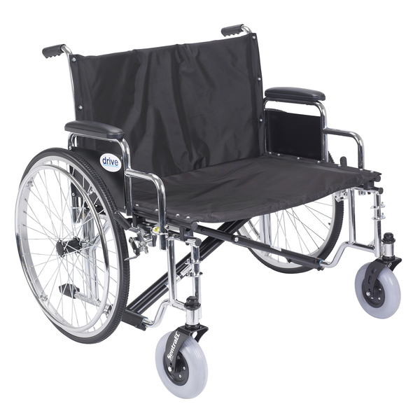 Drive Medical Sentra EC Heavy Duty Extra Wide Wheelchair, Desk Arms, 30" Seat std30ecdda